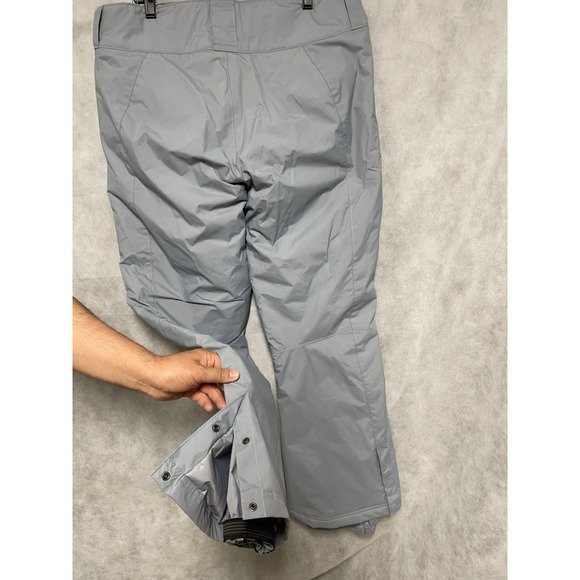 Columbia Snow Pants Women 1X Gray Modern Mountain 2 Tech Insulated Ski Snowboard - Picture 8 of 11